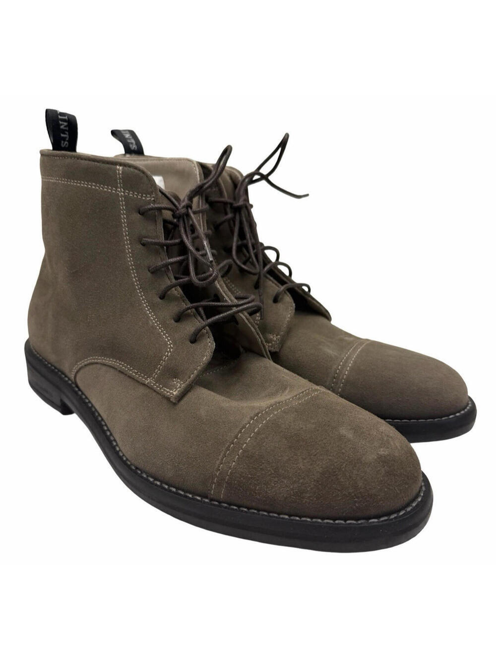 AllSaints Harland Suede Chukka  Boots Taupe Size US 12